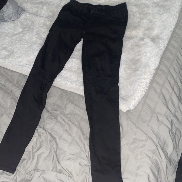 high-rise size 0 black jeans from American Eagle - Picture 2 of 2